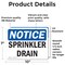 Signmission Sprinkler Drain, 10 in W x Rectangle, Vinyl Decal OS-2PACK-NS-D-710-L-18396 - alternate 5